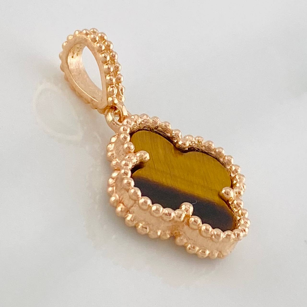 Dije Trebol 2.8g / 2.5cm Oro Rosa 18K