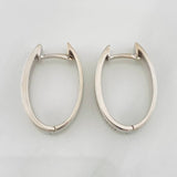 Candongas Carril 5.2g / 2cm Oro Blanco 18K