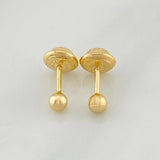 Topos Bola 0.5g / 3mm Oro Amarillo 18K