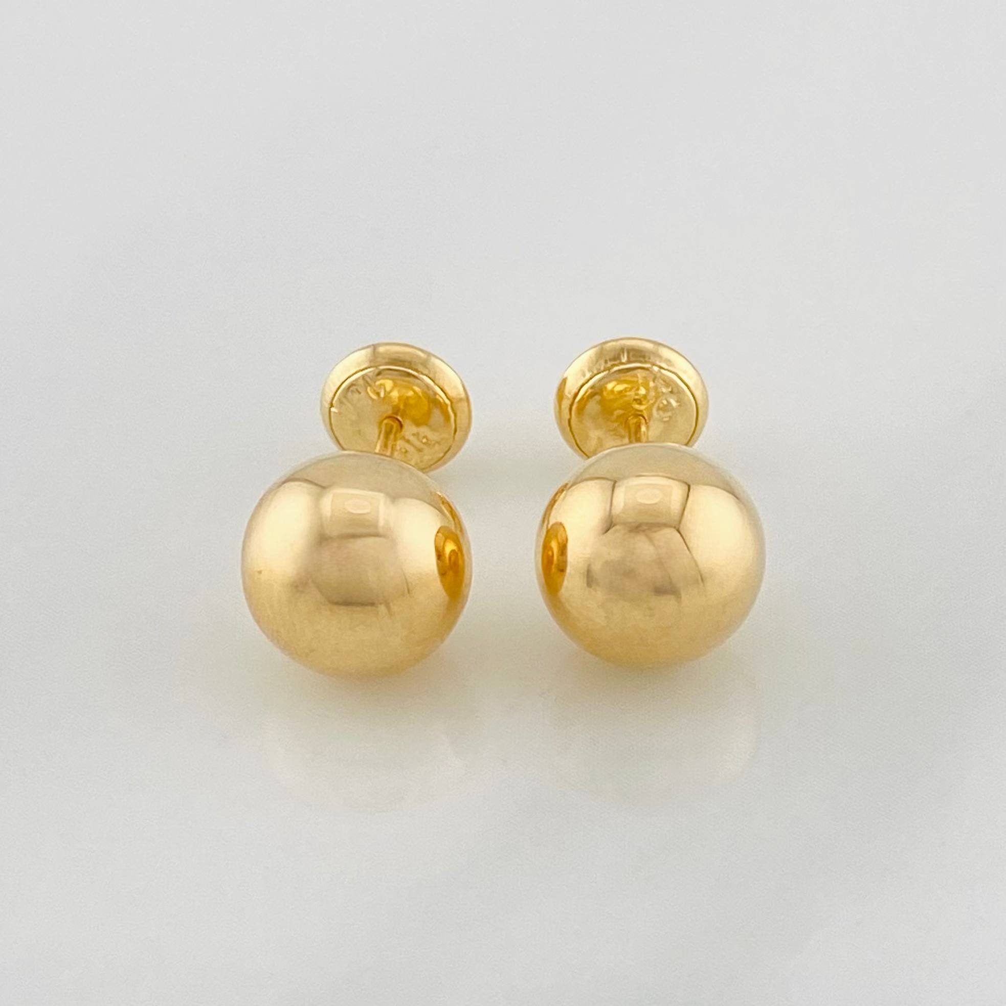 Topos Bola 0.9g / 8mm Oro Amarillo 18K