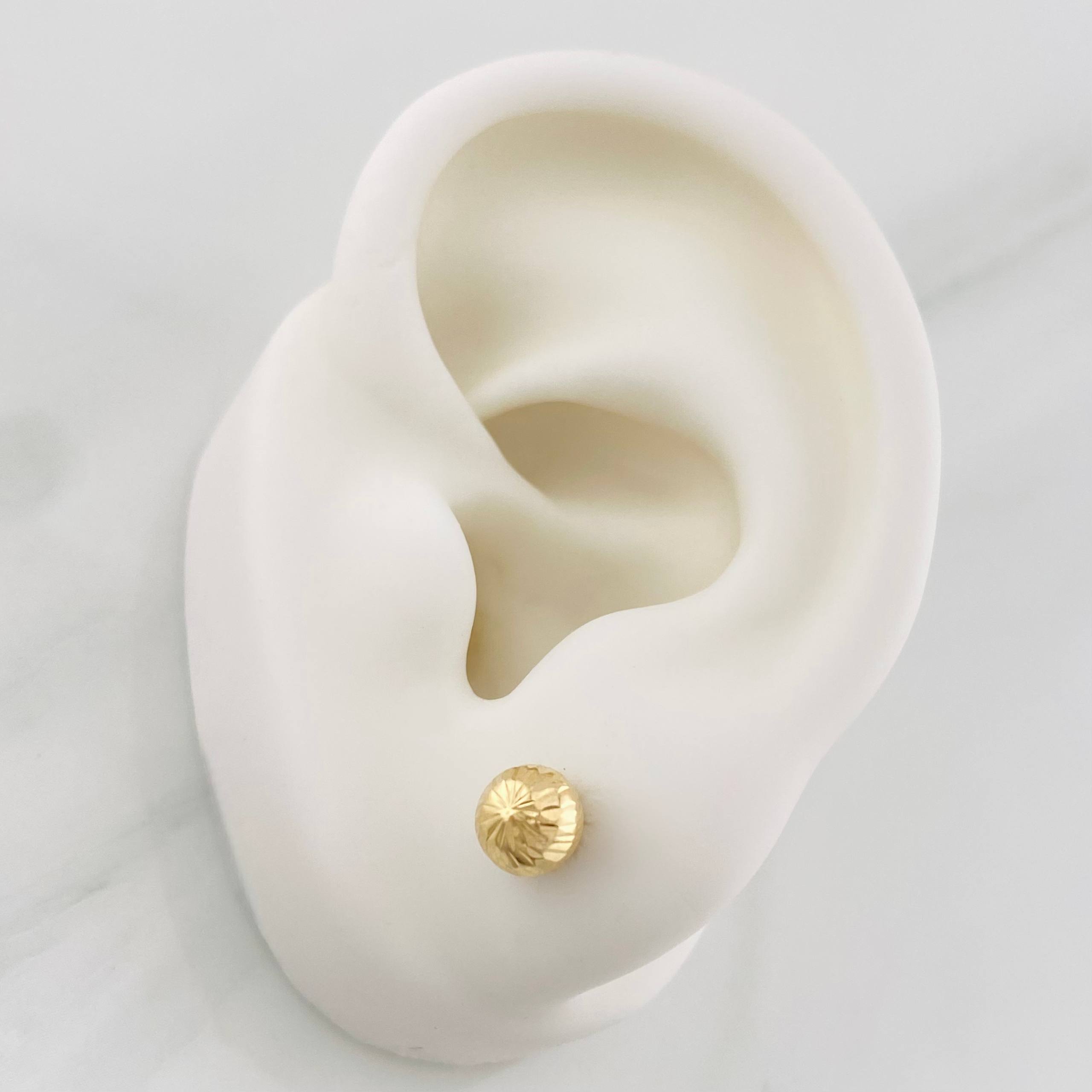 Topos Bola 0.85g / 6mm Oro Amarillo 18K