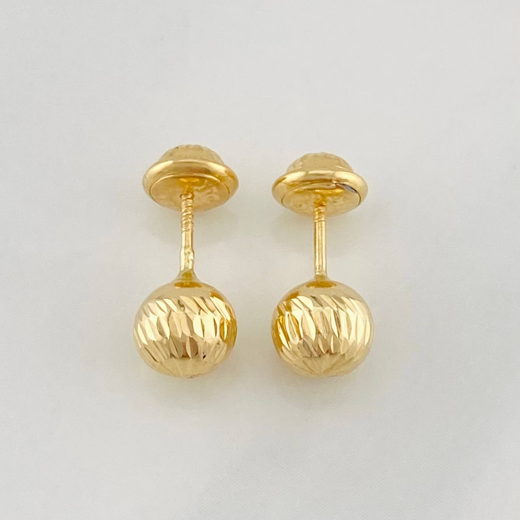 Topos Bola 0.85g / 6mm Oro Amarillo 18K