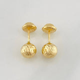 Topos Bola 0.85g / 6mm Oro Amarillo 18K