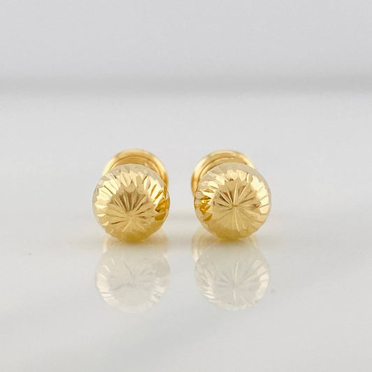Topos Bola 0.85g / 6mm Oro Amarillo 18K