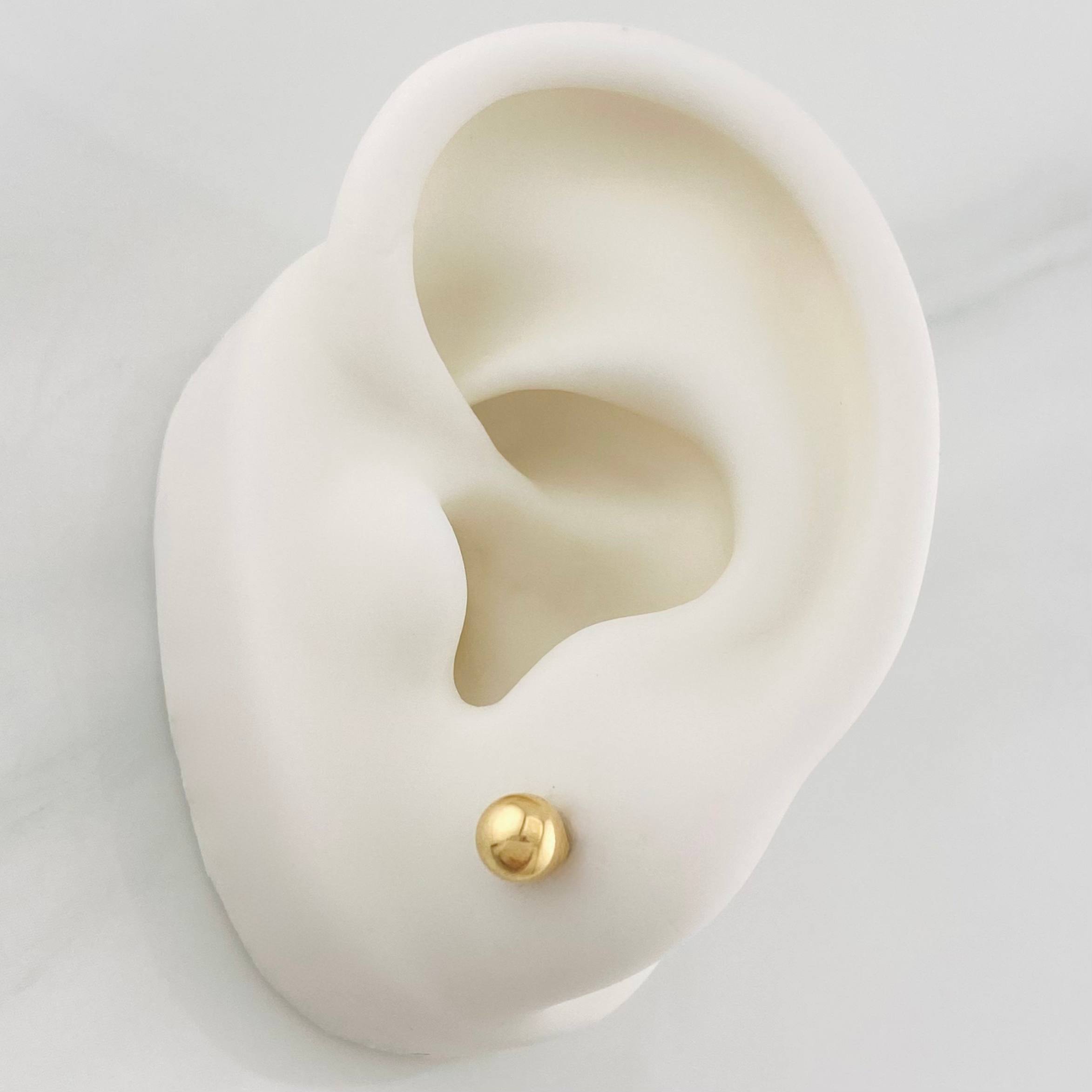 Topos Bola 0.75g / 6mm Oro Amarillo 18K