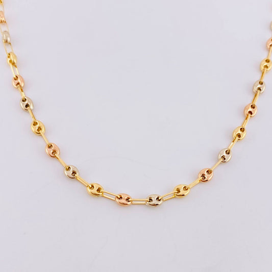 Cadena GC 4.85g / 45cm / 3.2mm Tres Oros 18K
