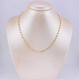 Cadena GC 4.9g / 45cm / 3.2mm Tres Oros 18K