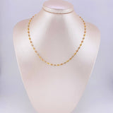 Cadena GC 4.35g / 40cm / 3.2mm Tres Oros 18K