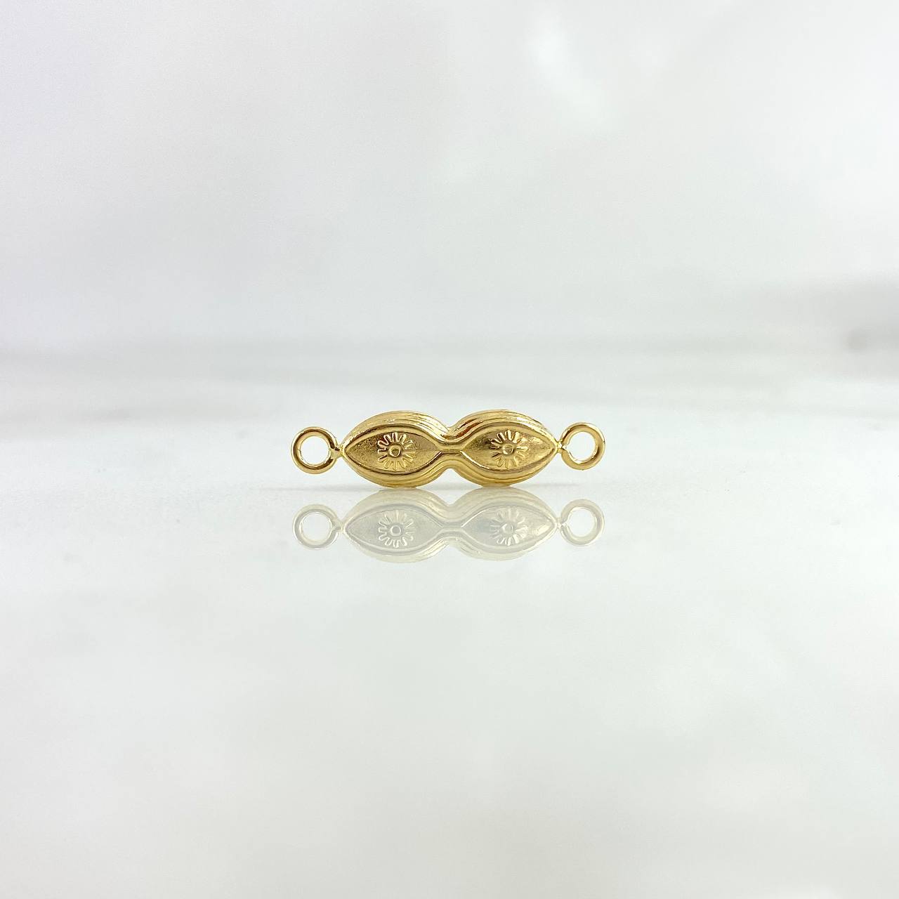 Herraje Ojos de Santa Lucía 0.5gr / 2cm / Troquelado Oro Amarillo