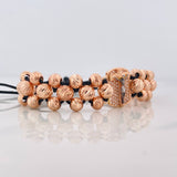 Pulsera Tejida Cruz Cristo Milagroso de Buga TresOros 18K