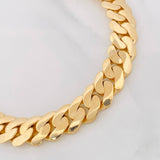 Pulso Cubano 129.35g / 25cm / 13.9mm Oro Amarillo 18K