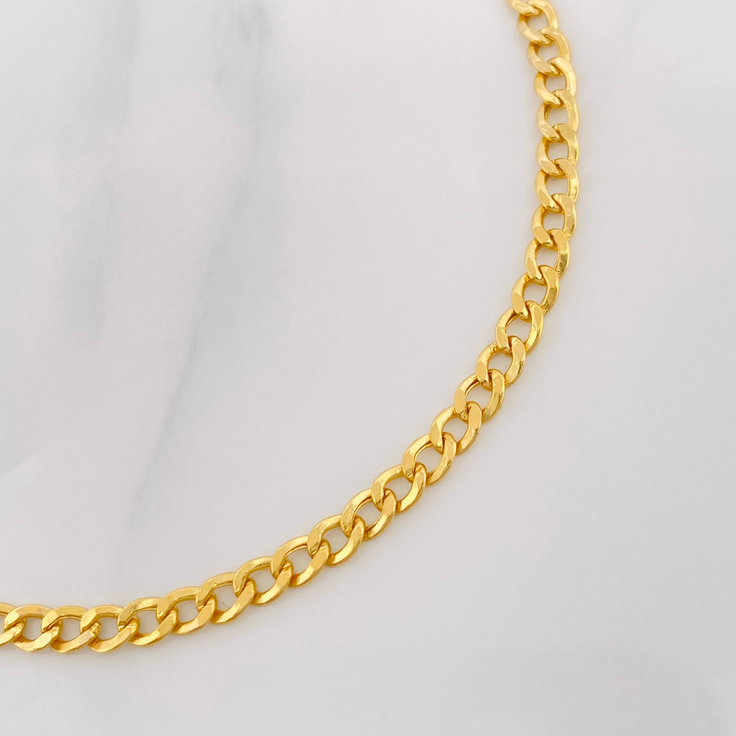 Pulso Cubano 2.25g / 17.5cm / 3.24mm Oro Amarillo 18K
