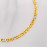 Pulso Cubano 2.25g / 17.5cm / 3.24mm Oro Amarillo 18K
