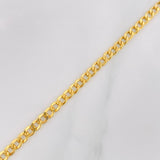 Pulso Cubano 2.25g / 17.5cm / 3.24mm Oro Amarillo 18K