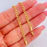 Pulso Cubano 2.25g / 17.5cm / 3.24mm Oro Amarillo 18K