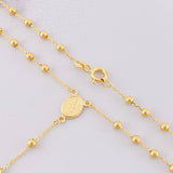 Rosario Virgen Milagrosa 3.55g / 45cm / 2.6mm Oro Amarillo 18K