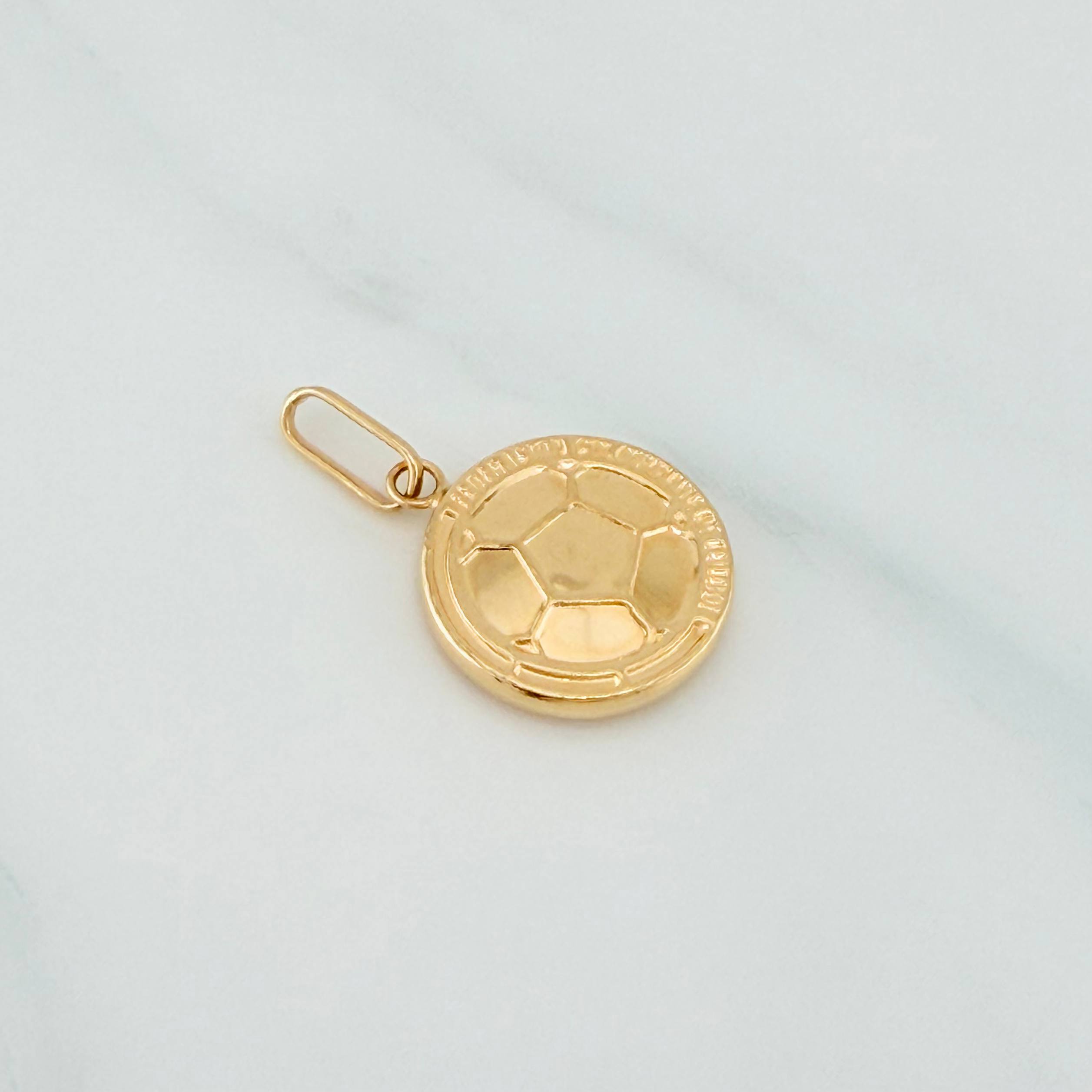 Dije Escudo Colombia 1.1 g / 2.3 cm Oro Amarillo 18K