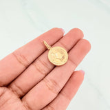 Dije Escudo Colombia 1.1 g / 2.3 cm Oro Amarillo 18K