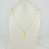 Set Cadena y Dije Veneciana + Virgen Milagrosa 1.3gr / 40cm / 0.53mm Oro Amarillo 18K (Oferta) &