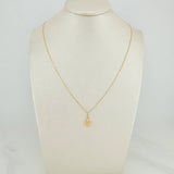 Set Cadena y Dije Veneciana + Estrella 1.2gr / 40.1cm / 0.55mm Oro Amarillo 18K (Oferta) &