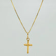Set Cadena y Dije Veneciana + Cruz 1.15gr / 40.3cm / 0.53mm Oro Amarillo 18K (Oferta) &