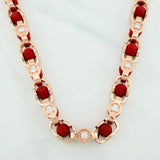 Cadena Aro Seguido Rustico 114.55gr / 72.2cm / 8.11mm Oro Rosa Nac.Esp. 18K $