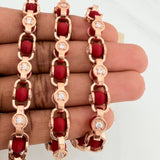 Cadena Aro Seguido Rustico 114.55gr / 72.2cm / 8.11mm Oro Rosa Nac.Esp. 18K $