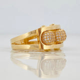 Anillo Bolas de Fuego 8.75g / T9 3/4 Oro Amarillo 18K