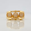 Anillo Bolas de Fuego 8.75g / T9 3/4 Oro Amarillo 18K