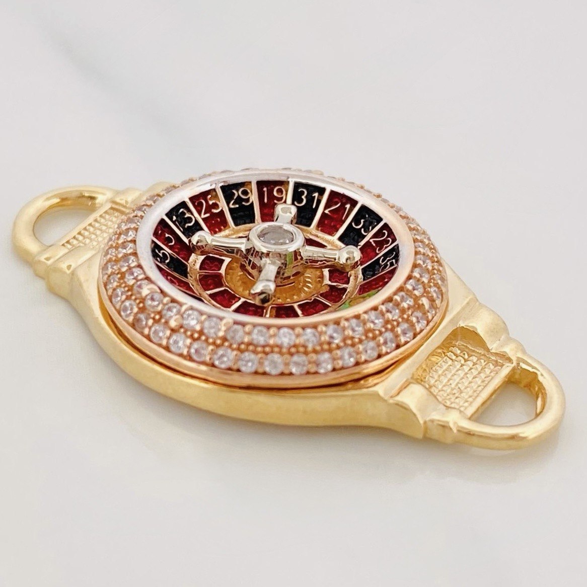 Herraje Ruleta Casino 6.65g / 3.5cm Tres Oros 18K