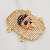 Herraje Calavera Pirata 9.7g / 3.5cm Tres Oros 18K