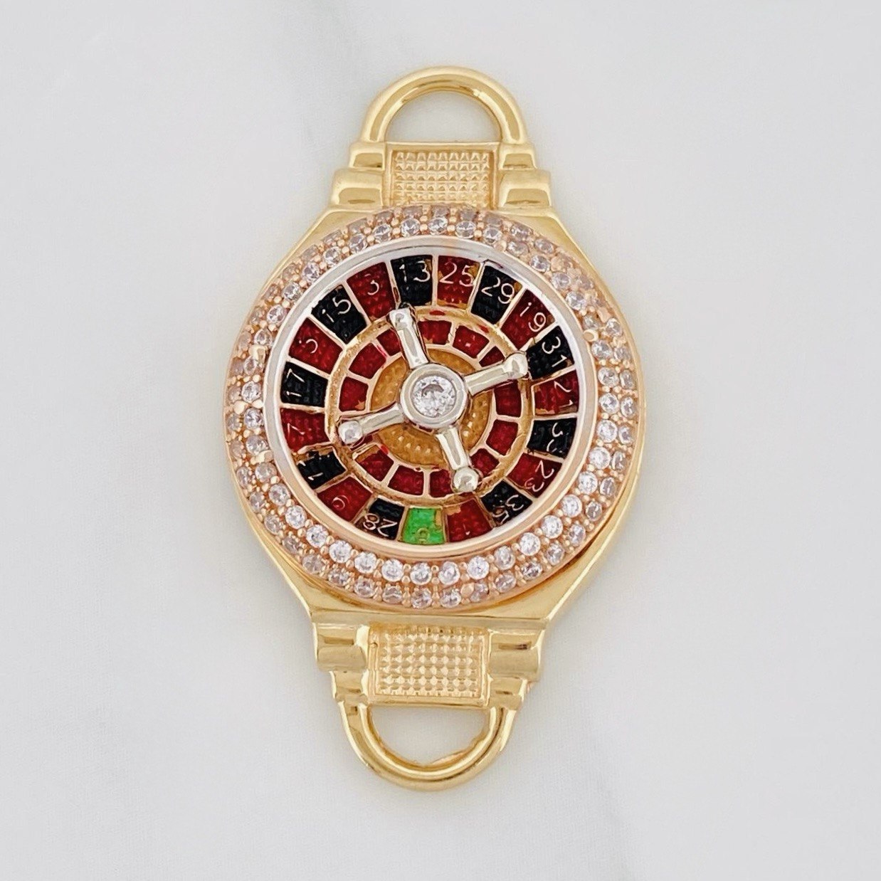 Herraje Ruleta Casino 6.65g / 3.5cm Tres Oros 18K