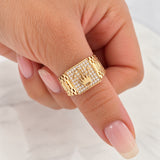 Anillo Corona 6.05g / T10 1/4 Oro Amarillo 18K