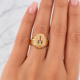 Anillo Virgen de Guadalupe 4.3g / T6 1/2 Oro Amarillo 18K