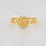 Anillo Corona 1.95g / T7 Oro Amarillo 18K