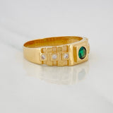 Anillo Halo Circulos 3.95g / T9 1/4 Oro Amarillo 18K