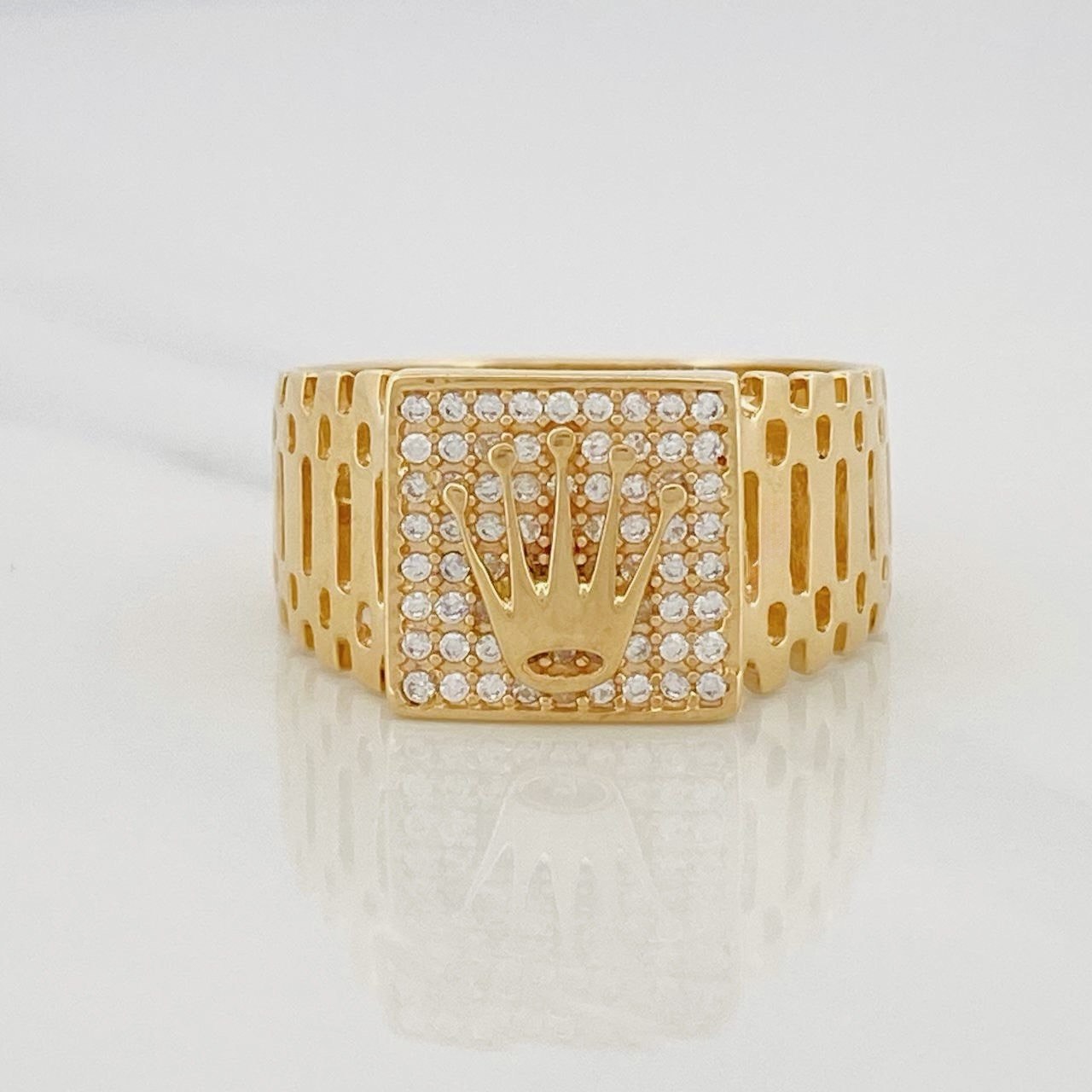Anillo Corona 6.05g / T10 1/4 Oro Amarillo 18K