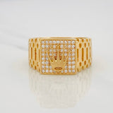Anillo Corona 6.05g / T10 1/4 Oro Amarillo 18K