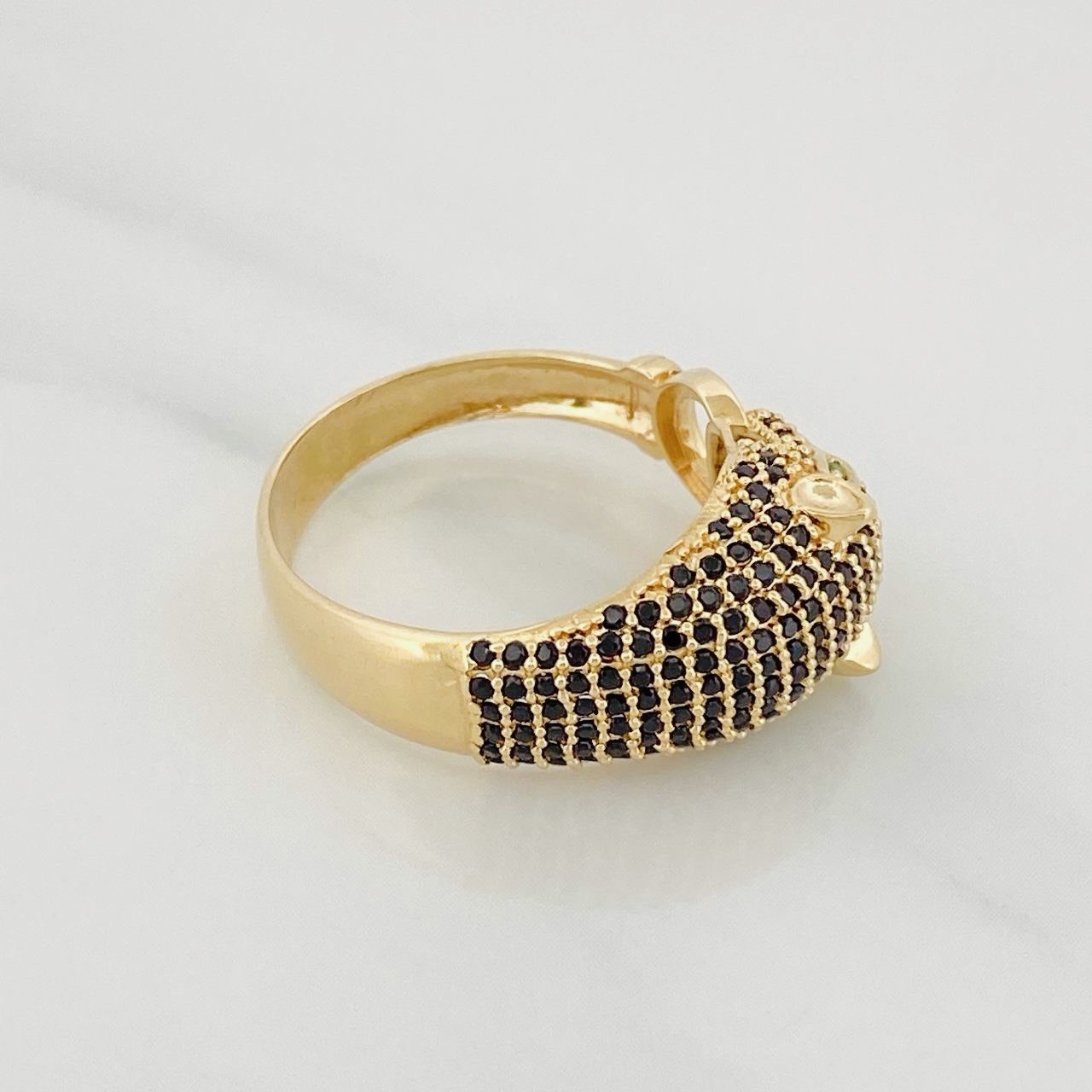 Anillo Pantera 4.6g / T8 Oro Amarillo 18K