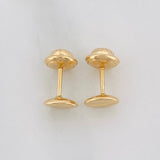 Topos Grano de Cafe 0.6g / 5.2mm Oro Amarillo 18K