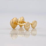 Topos Grano de Cafe 0.6g / 4.15mm Oro Amarillo 18K