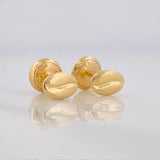 Topos Grano de Cafe 0.6g / 5.2mm Oro Amarillo 18K