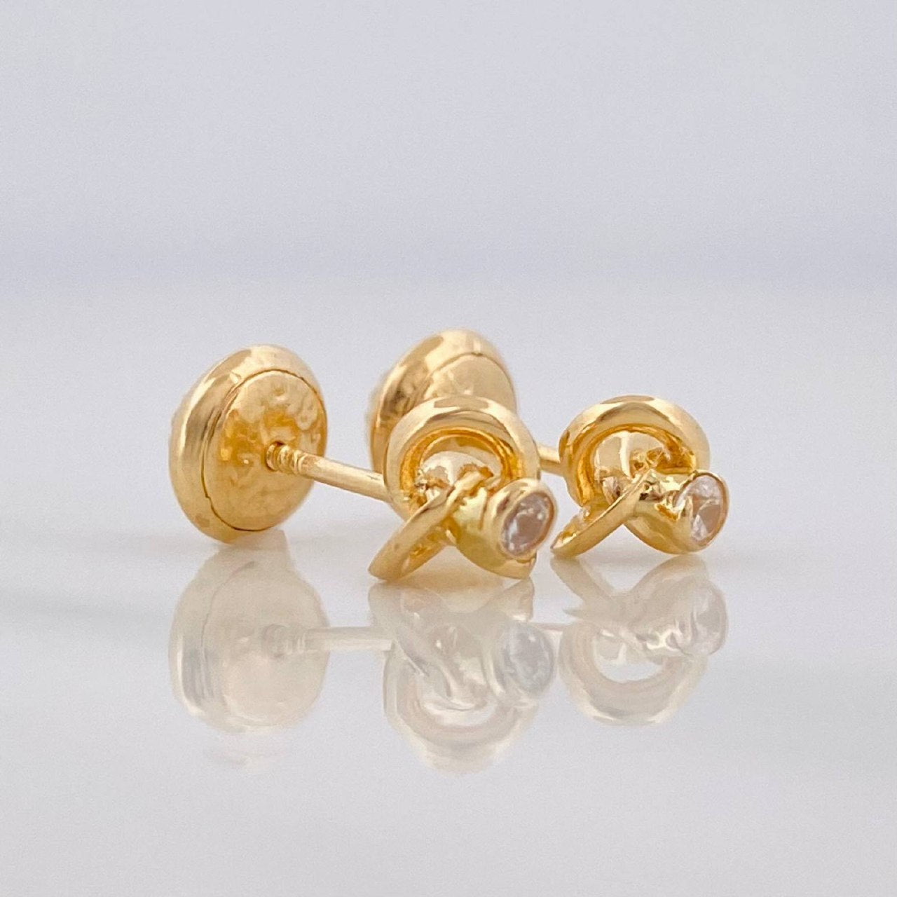 Topos Elice 0.85g / 5mm Oro Amarillo 18K