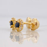 Topos Flor 1.1g / 5.7mm Oro Amarillo 18K
