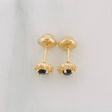 Topos Flor 1.1g / 5.7mm Oro Amarillo 18K