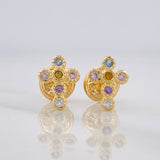 Topos Cruz 0.9g / 2.25mm Oro Amarillo 18K