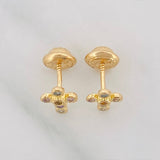 Topos Cruz 0.9g / 2.25mm Oro Amarillo 18K