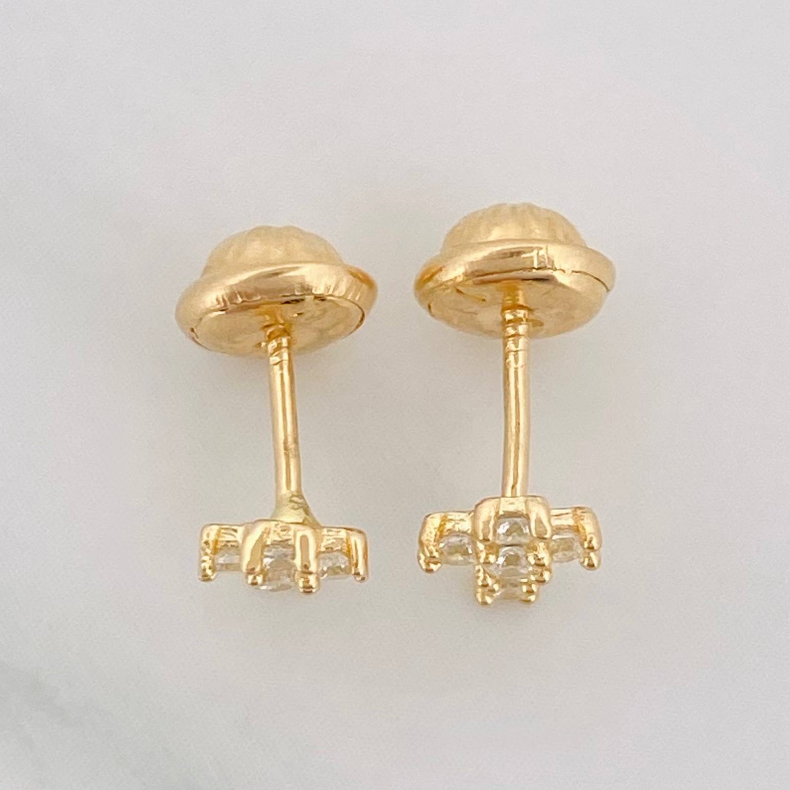 Topos Cruz 0.8g / 2.25mm Oro Amarillo 18K