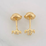 Topos Cruz 0.8g / 2.25mm Oro Amarillo 18K