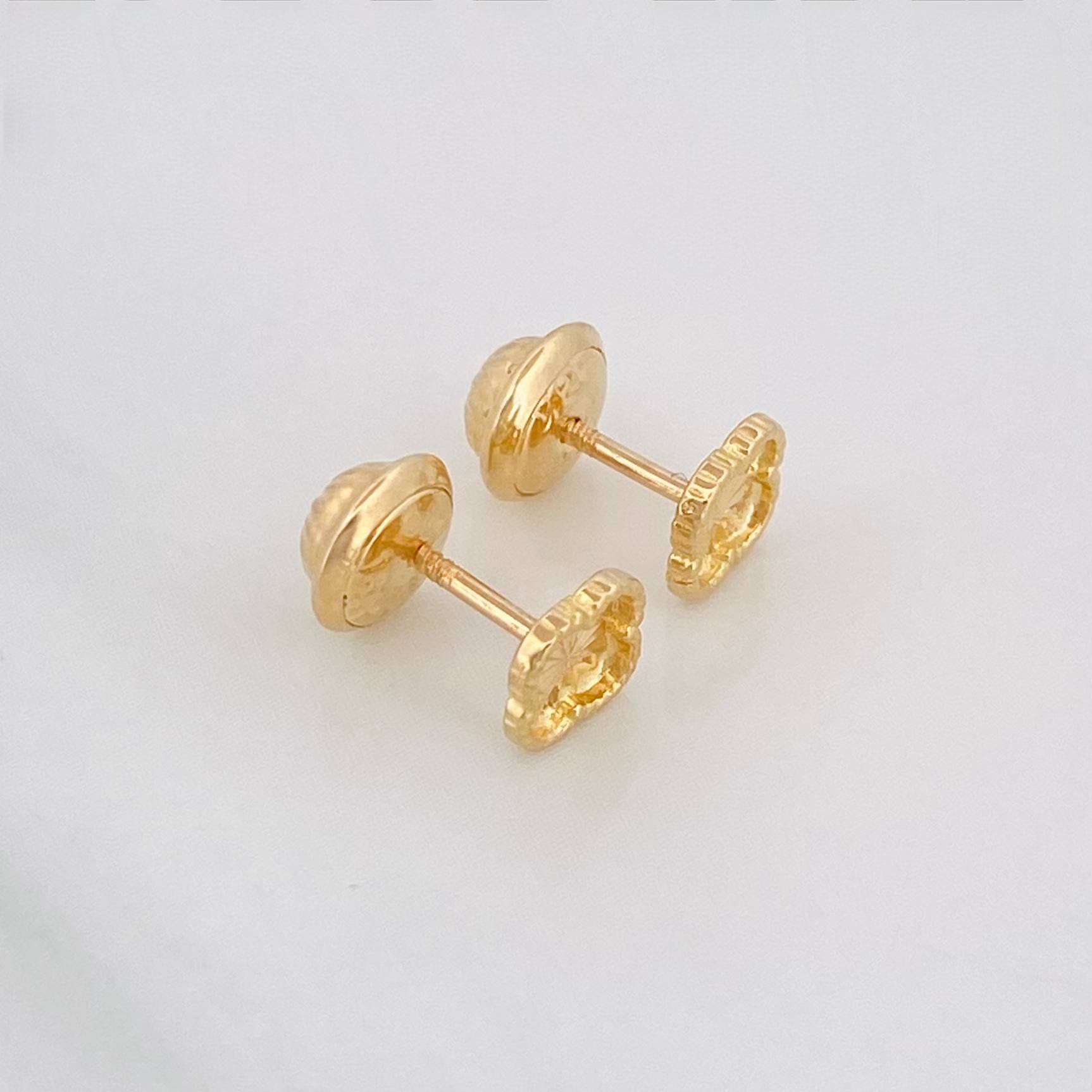 Topos Trebol 0.75g / 5.15mm Oro Amarillo 18K